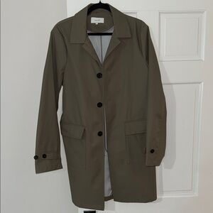 A.P.C. Olive Green Trench Coat